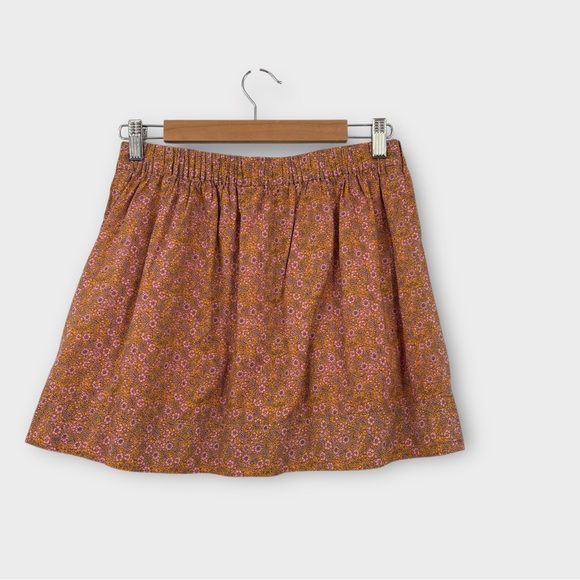 J.Crew Antibes Cotton Mini Skirt in Ditsy Floral Print Women's Size XS - Picture 3 of 5
